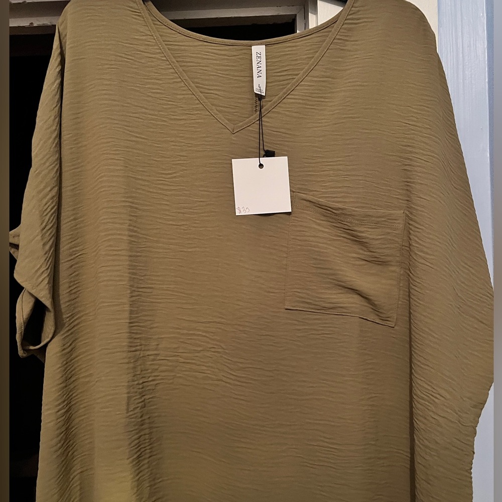 Zenana Blouse Women’s sz L
